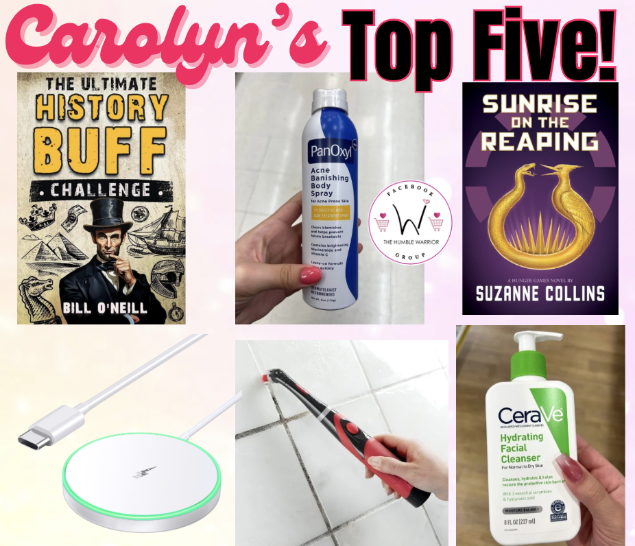 Carolyn’s Top Five!